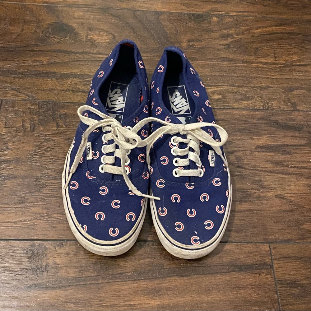 Vans Chicago Cubs Logo Shoes